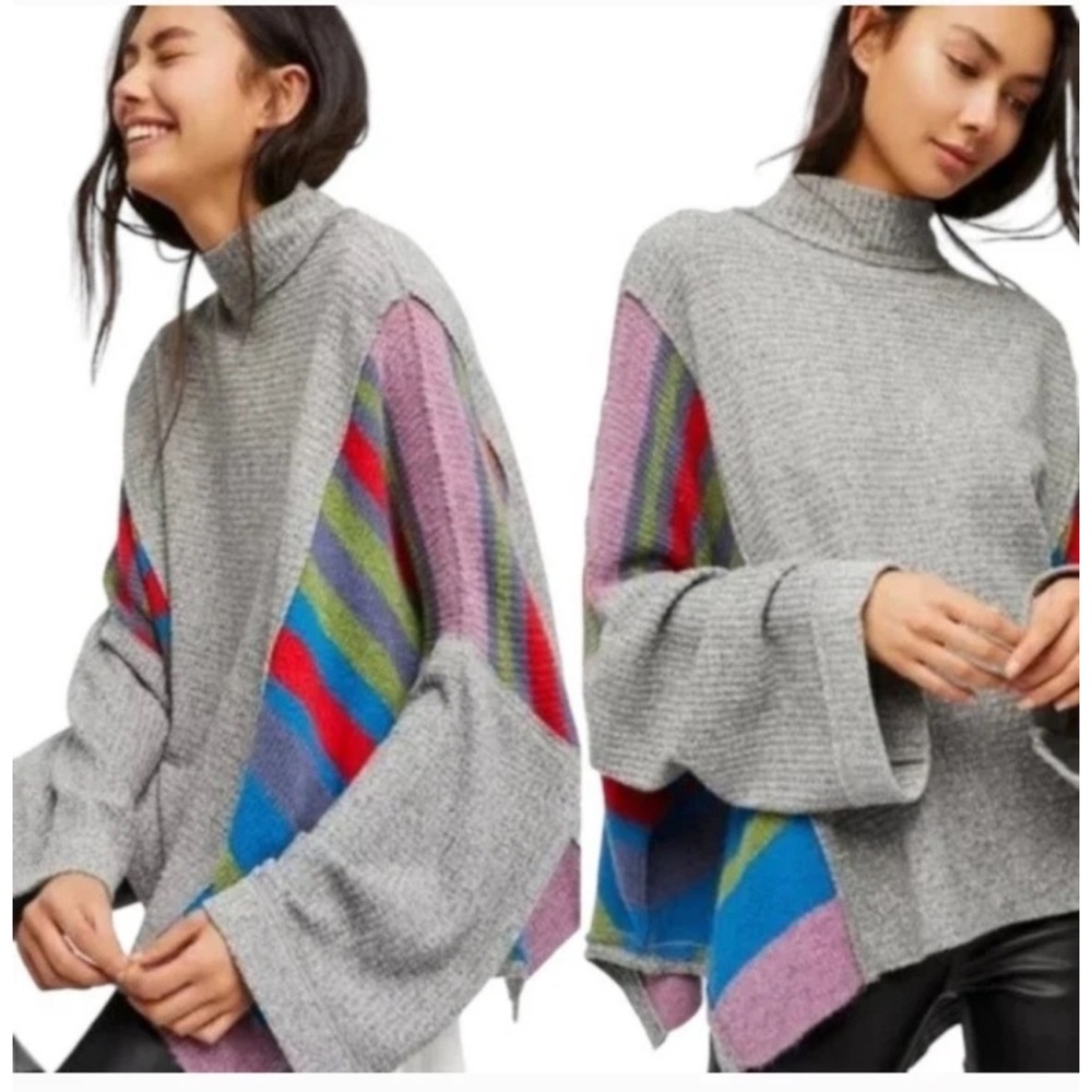 FREE PEOPLE Susie Swit Bell Sleeve Sweater XS